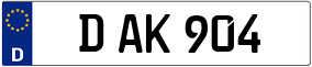 Truck License Plate